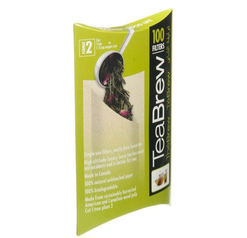 Tea Brew Filters - 2 to 3 Cup - 100 per pack