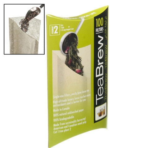 Tea Brew Filters - 2 to 3 Cup - 100 per pack