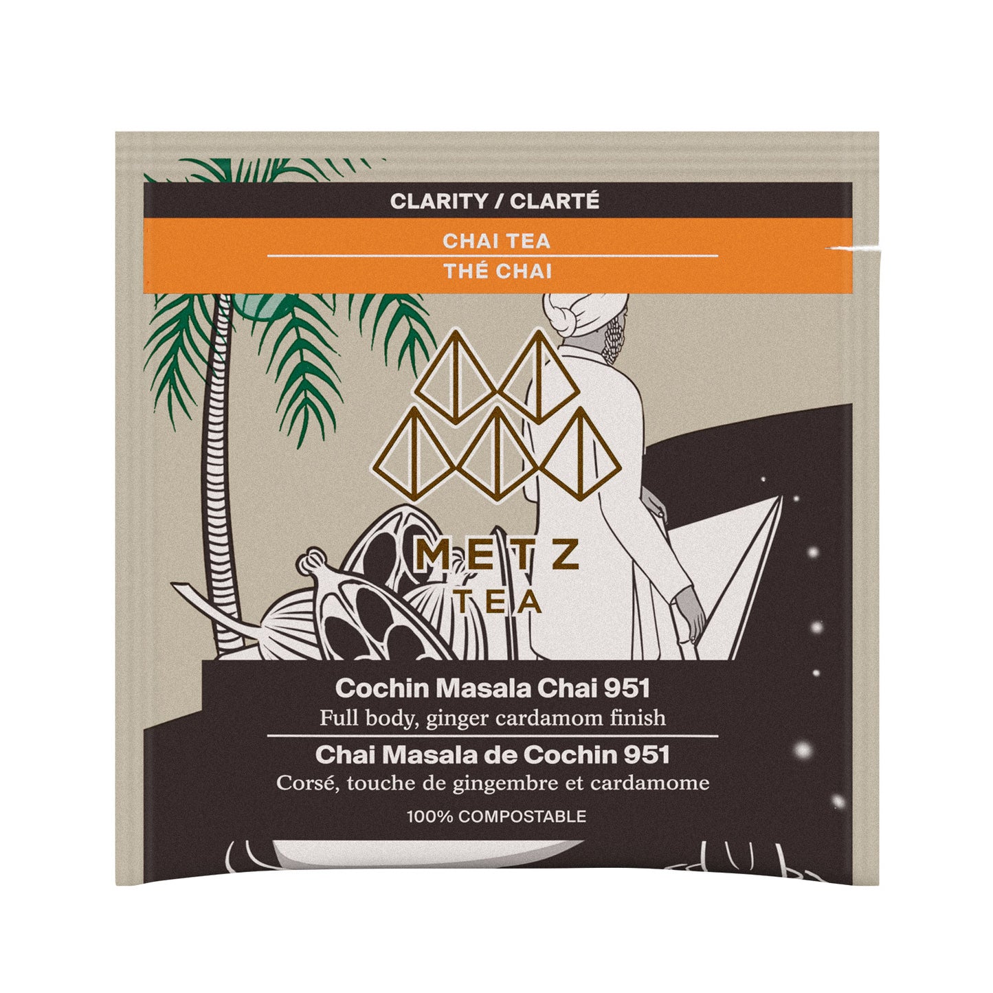 Metz Luxury Tea - Cochin Masala Chai - 25 Teabags